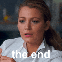 Over It Good Job GIF by Blake Lively Fan