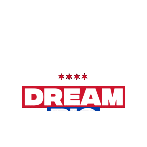 Dream Big Depaul University Sticker by DePaul Blue Demons
