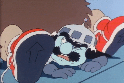 angry rainbow brite GIF