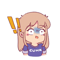 Oh No What Sticker by CUHK