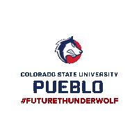 CSUPuebloAdmissions csu thunderwolves thunderwolf csu pueblo Sticker