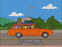 driving homer simpson GIF
