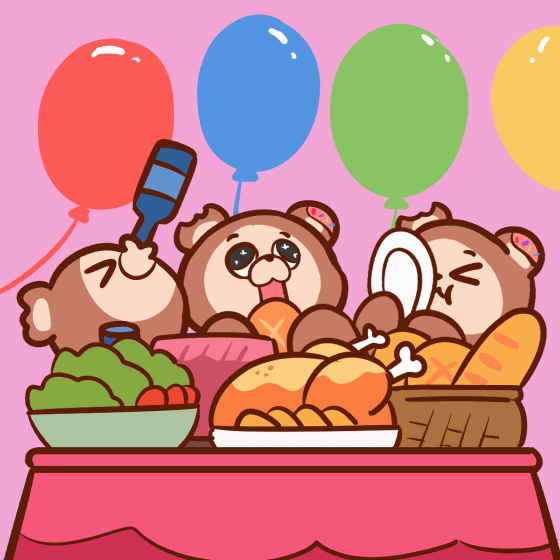 Party GIF by Beraji Bears