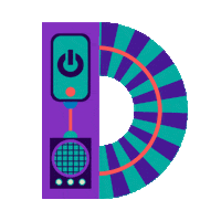 D Sticker by babylon