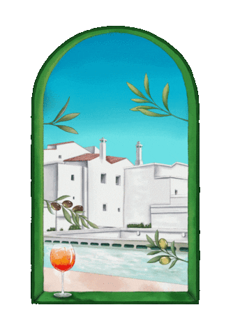 Ostuni Sticker by Bianca Bosso