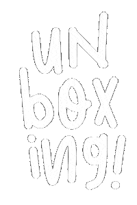 Lettering Unboxing Sticker