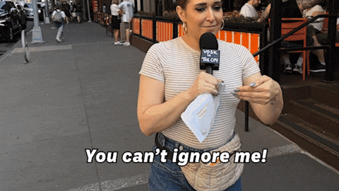 Ignore Jessica Vosk GIF