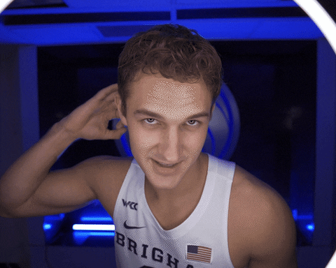 Byu Basketball Knell GIF by BYU Cougars