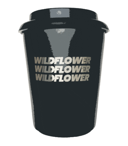 WildflowerSpace coffee kindness wildflower wallsend Sticker