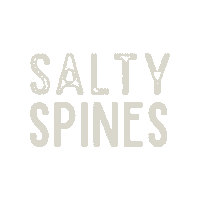 SaltySpines brand ocean branding conservation Sticker