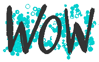 Hand Drawn Wow Sticker