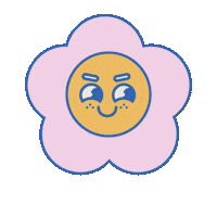 Happy Flower Sticker