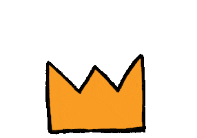 sydneytheartist queen crown king basquiat Sticker