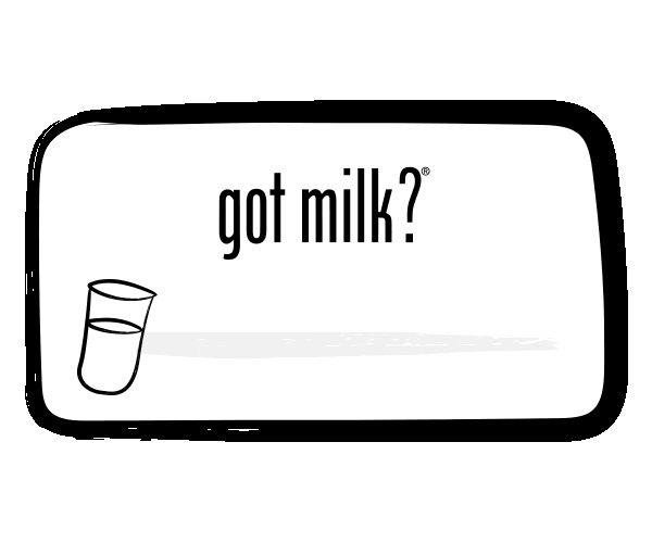 Cow Dairy Sticker by got milk