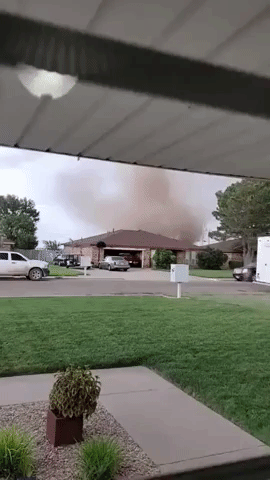 Massive Landspout Rips Across Northern Texas Town