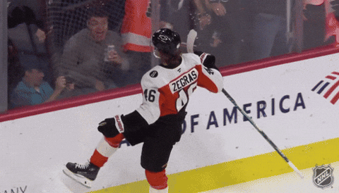 Happy Philadelphia Flyers GIF by NHL