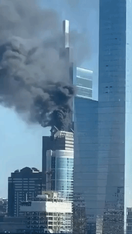 High-Rise Fire Under Control After Sending Dense Smoke Over Philadelphia