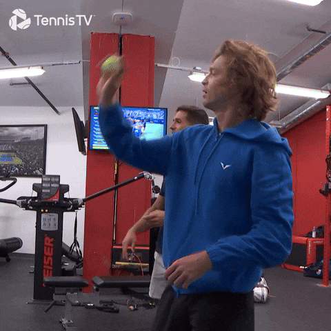 Andrey Rublev Basketball GIF by Tennis TV
