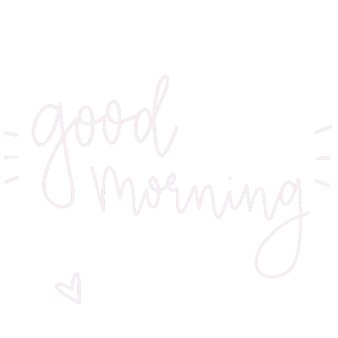 Good Morning Heart Sticker