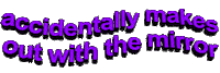 3d accidentally makes out Sticker by AnimatedText