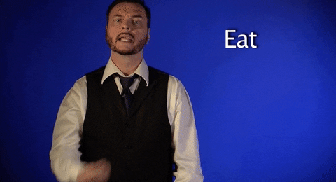 eat sign language GIF by Sign with Robert