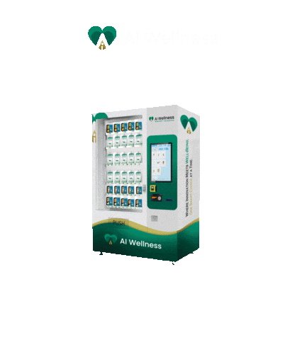 Vending Machine Sticker by AIWellness