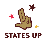 San Marcos States Up Sticker by Texas State University