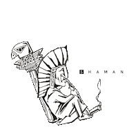 shamanrecords shaman records shamanrecords Sticker