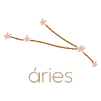 Aries Signos Sticker