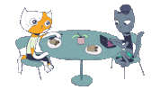 Sad Loop Sticker by Oksana Kurmaz Art & Animation