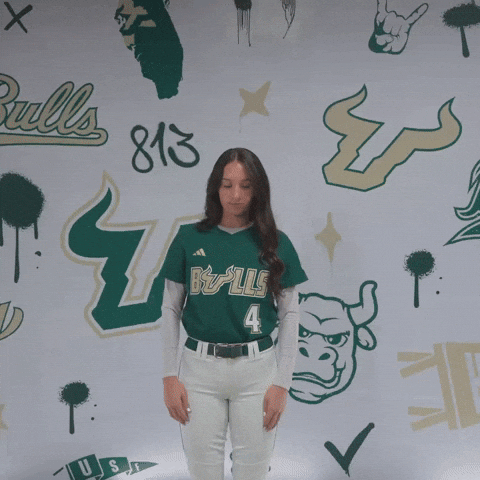 South Florida Horns Up GIF by USF Athletics