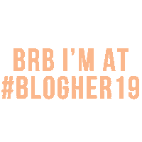 Brb Im At Blogher19 Sticker by BlogHer