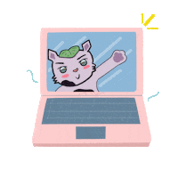 Laptop Video Call Sticker
