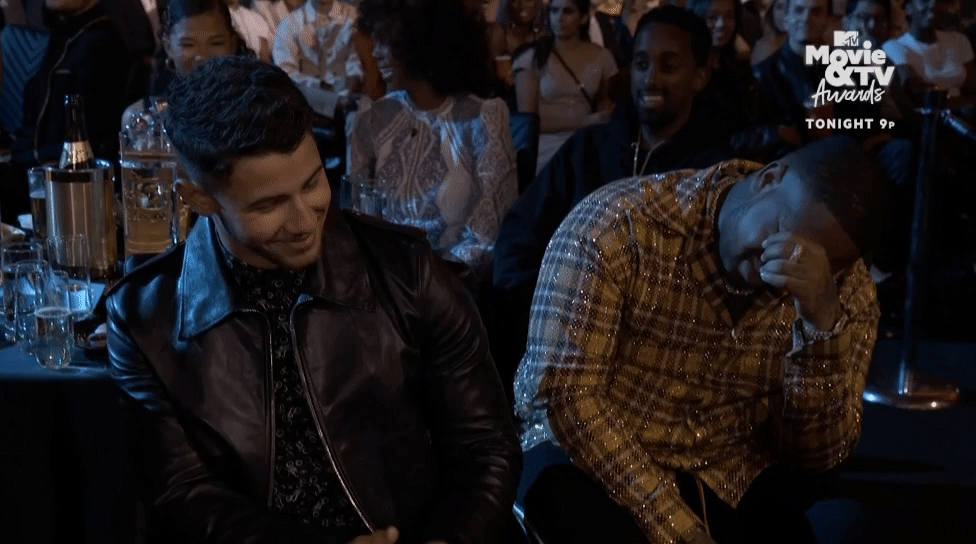 nick jonas lol GIF by MTV Movie & TV Awards