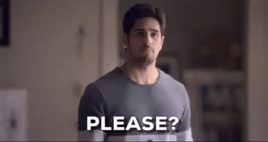 sidharth malhotra please GIF by bypriyashah