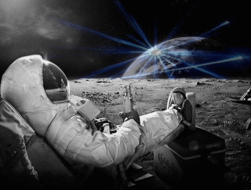 earth astronaut GIF