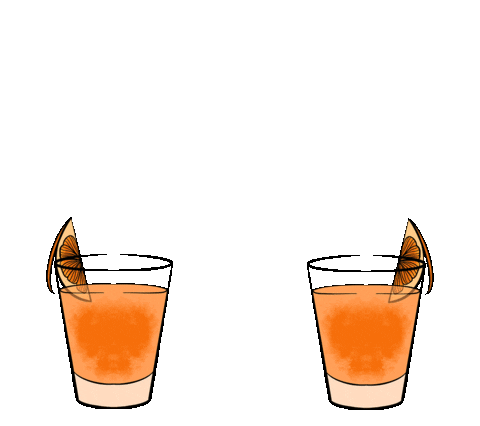 Celebrating Aperol Spritz Sticker