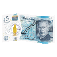 bankofengland money cash 5 five Sticker
