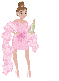 Party Celebrate Sticker by Halie Jost Illustration