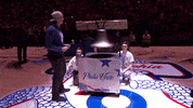 Nba Playoffs Football GIF by NBA