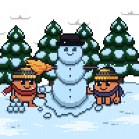 Christmas December Sticker by Potatoz by 9GAG