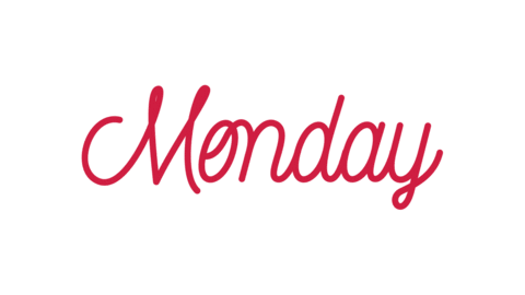Days Of The Week Monday Sticker by University of Georgia