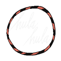 Hula Hoop Hooping Sticker