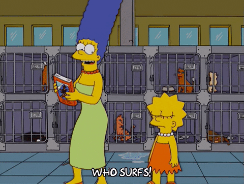 excited marge simpson GIF