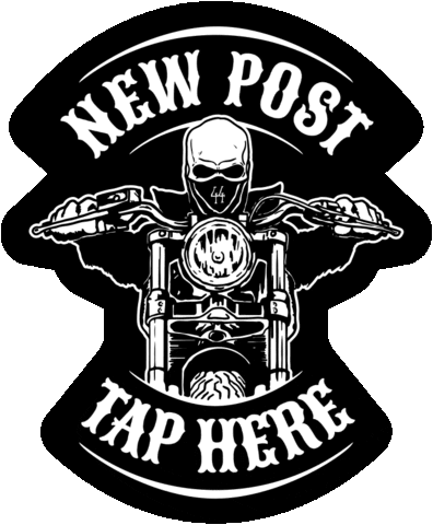 Post Skull Sticker by DISTINCT RIDERS