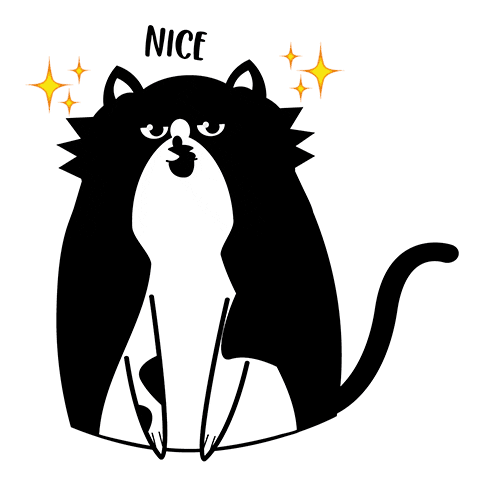 Cat Sparkle Sticker