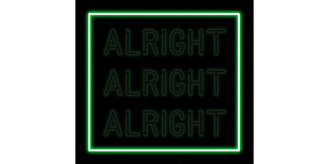 neon allwritebyme Sticker