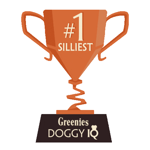 greeniestreats dog dogs cup smart Sticker