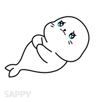 Sad Miss You GIF by Sappy Seals