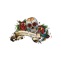 meervalshop tattoo belgium dynamic bishop Sticker